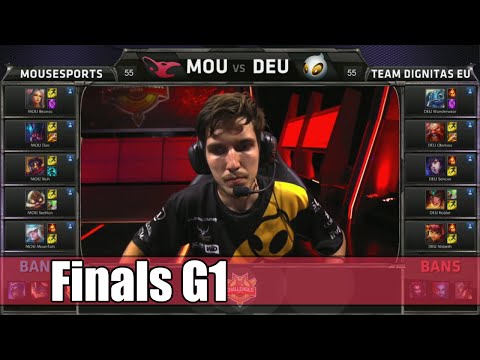 Mousesports vs Dignitas EU | Game 1 Grand Finals S5 EUCS Summer 2015 | MOU vs DEU G1 Final