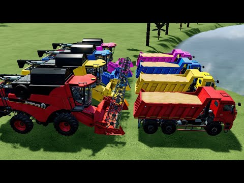Colors Harvest Challenge: Epic Wheat Farming, Loading & Selling with Man Trucks in FS 22!