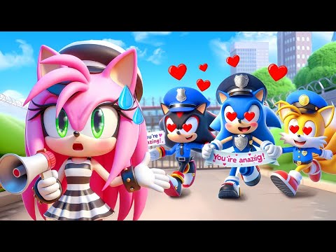 AMY PRISONER Gets A FAN CLUB In Jails?! Who Will She Choose?! | Sonic The Hedgehog 3 Animation