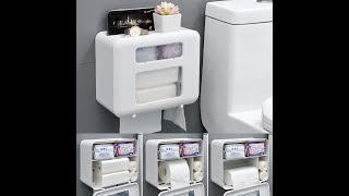 Waterproof Dual layer Toilet Paper Holder