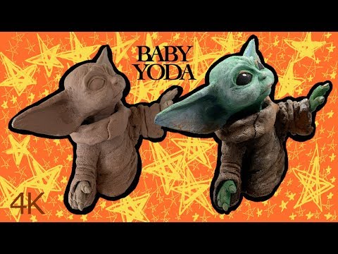 Baby Yoda Sculpture Timelapse - The Mandalorian