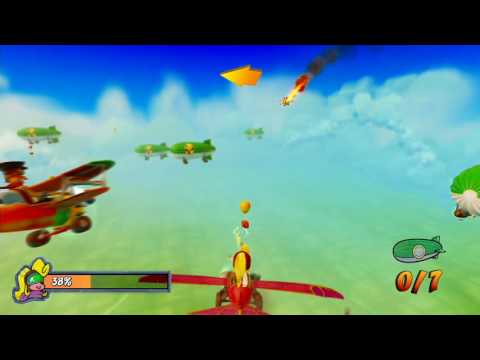 Crash Bandicoot 3 HD - Bye Bye Blimps 100% Walkthrough -  N. Sane Trilogy