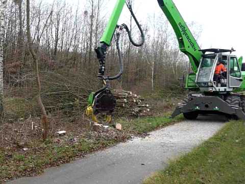 Sennebogen 718 mit Sammelbündler Holthenrich SpeedTeam