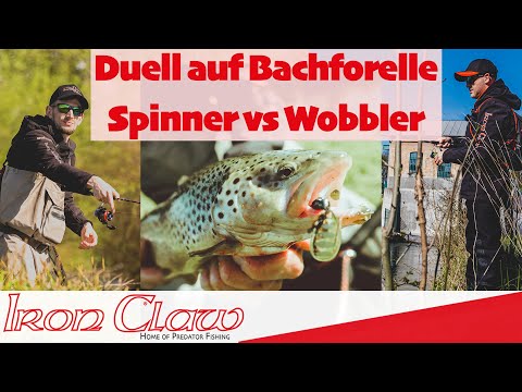 Spinner vs Wobbler | Forellen-Angelspaß am Bach mit Daniel und Marcel vom Team IRON CLAW