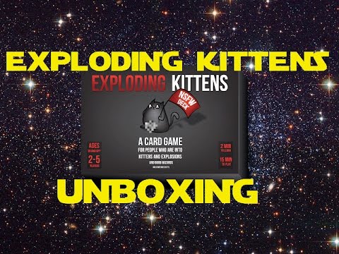 Exploding Kittens: Unboxing 