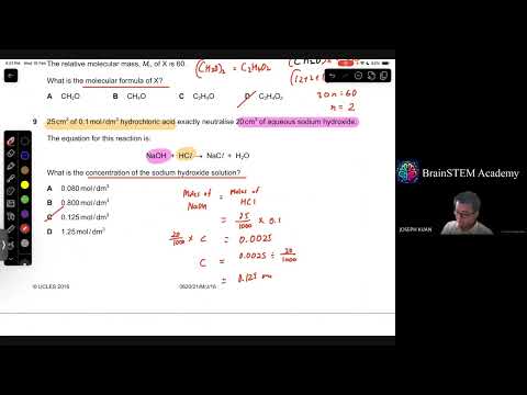 Cambridge IGCSE Chemistry Paper 2 [May/June 2016] Solved with detailed explanations [0620/21/M/J/16]