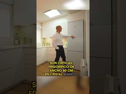 ❄️Frigorífico en Cristal Blanco + Detalles que Marcan la Diferencia 🤍 | Cocina Moderna #SUARCO