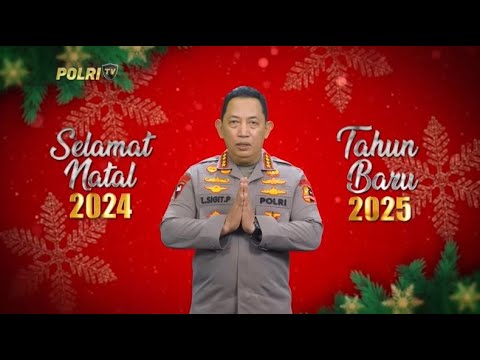KAPOLRI UCAPKAN SELAMAT NATAL