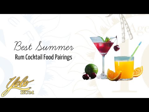 Best Summer Rum Cocktail Food Pairings