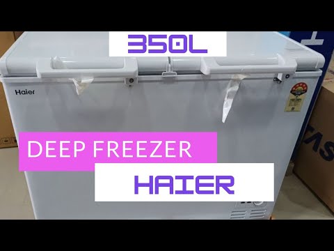 Medium haier hot top deep freezer hfc-350dm5 ( 350 litters )...