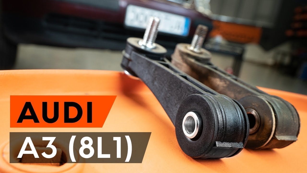 Cómo cambiar: bieletas de suspensión de la parte delantera - Audi A3 8L1 | Guía de sustitución