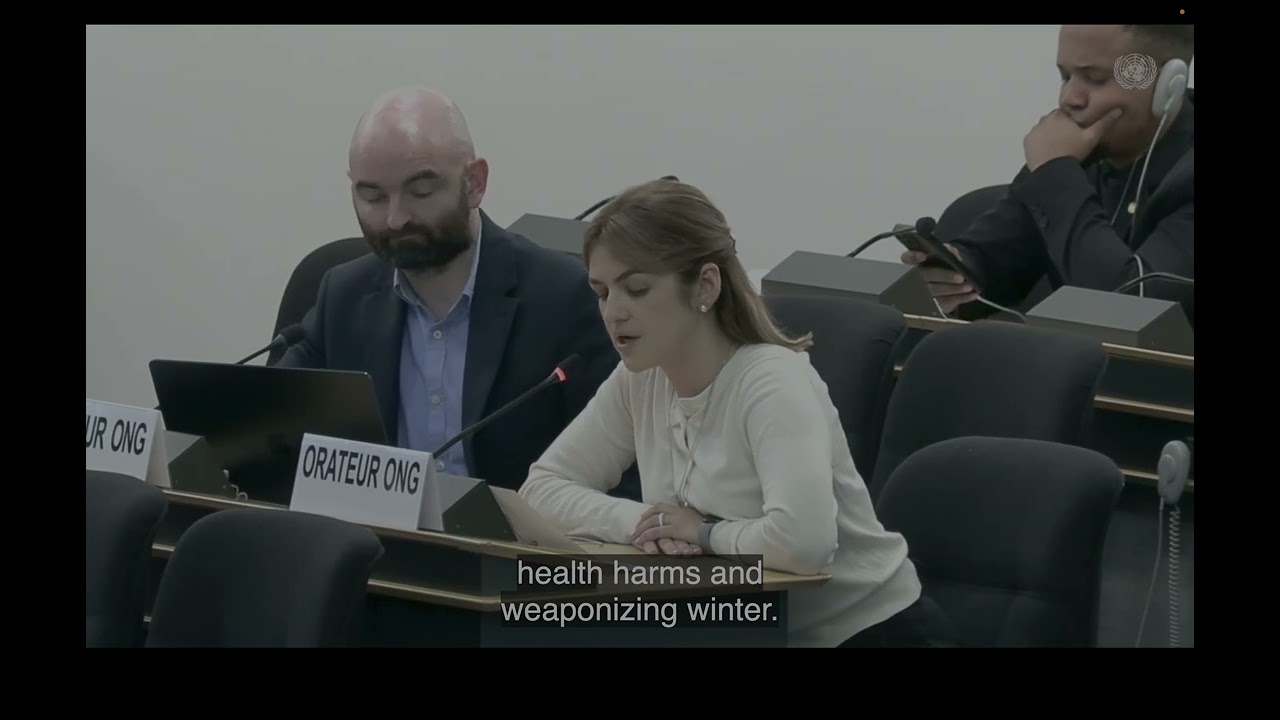 Uliana Poltavets delivers PHR statement on Ukraine at 61st UN Human Rights Council