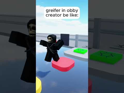 obby creator griefer #roblox #animation