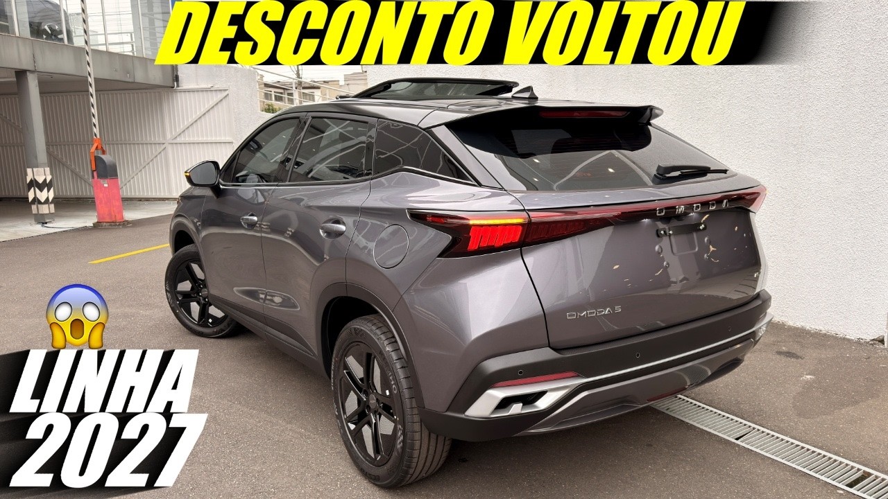 OMODA 5 LUXURY 2027 Versão de entrada chega na LINHA 2027 com Desconto! Mudou alguma coisa?