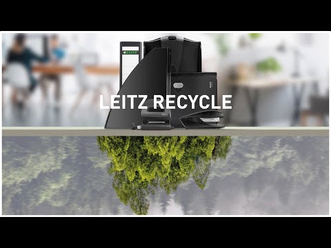 Een Ordner Leitz Recycle 180° 80mm karton A4 zwart koop je bij Van Leeuwen Boeken- en kantoorartikelen