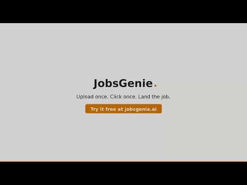 JobsGenie video thumbnail