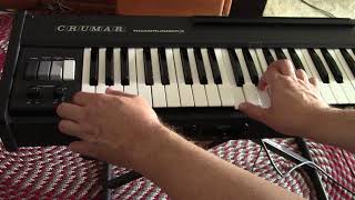 Video thumbnail for 1975 Crumar Roadrunner 2 Electronic Piano Keyboard by keyboard resource
