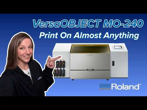 Roland VersaOBJECT MO-240 Direct-To-Object Benchtop UV Flatbed Printer 24