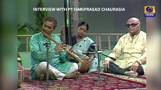 INTERVIEW WITH PT HARIPRASAD CHAURASIA  | @DDBanglaTV #ddbangla