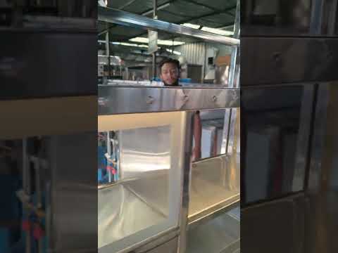 Stainless steel shop display counter