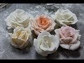 Как сделать РОЗЫ из мастики/ How to Make a Sugar Rose 