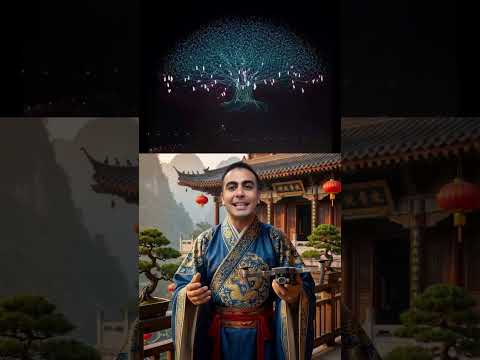 Récord Mundial🇨🇳China usa 15.947 drones y una sola IA para acabar con los fuegos artificiales hoy! 🤯