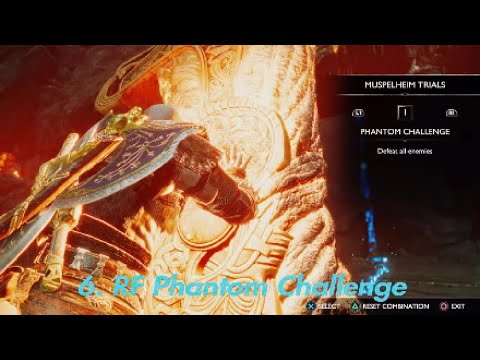 God of War Ragnarok - All Muspelheim Combination Trials