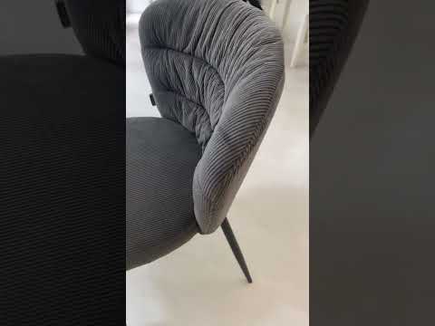 Sedia Klontar in colore grigio