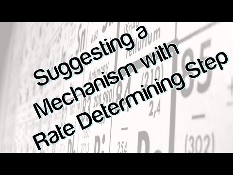 Suggesting a mechanism with rate determining step Video
