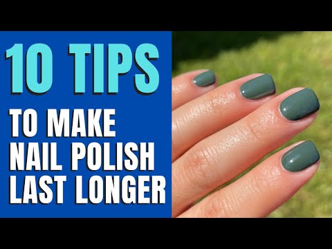 10 tips that WILL make your nail polish last longer! (Even as a BEGINNER!) 🙌🏼