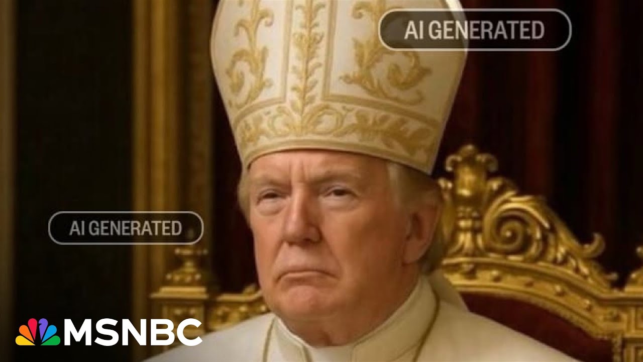 'Do not mock us': Trump criticized for AI image of himself as Pope