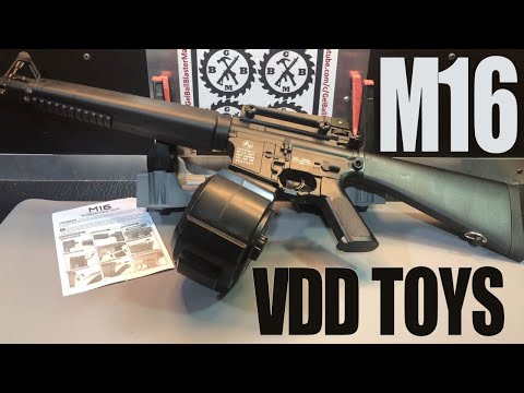 Showcase & Setup - VDD TOYS M16 Gel Ball Blaster with Drum Mag