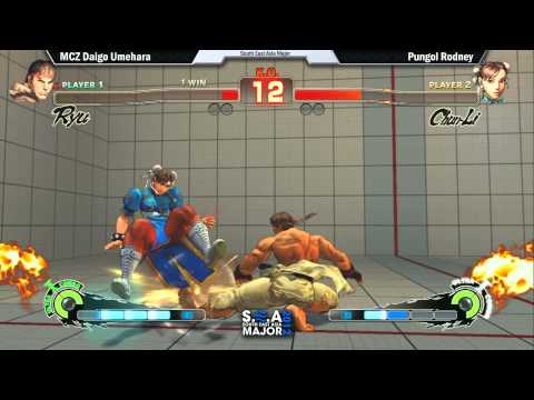 Madcatz Daigo Umehara (Ryu) vs Rodney (Chun) - Daigo Warmup SEA Major SSF4AE 2012