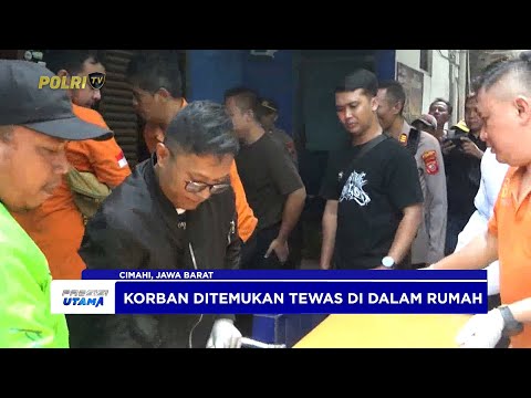 POLRES CIMAHI LAKSANAKAN OLAH TKP PEMBUNUHAN IBU RUMAH TANGGA