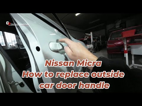 Nissan Micra (K13   2010 - 2016 ) How to Replace Outside Door Handle