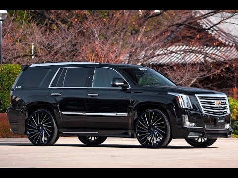 Cadillac Escalades on Lexani Wheels w/ Next Nation Body Kits