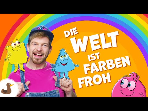Die Welt ist farbenfroh - Kinderlieder zum Mitsingen | Kalle Klang | Sing Kinderlieder