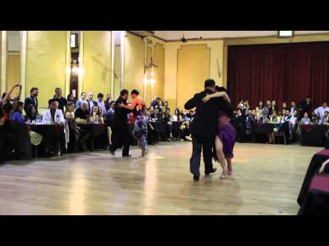  Diego Benavidez,    Natasha Agudelo,    Daniel Nacucchio,    and  Cristina Sosa  are  dancing  to  a  tango