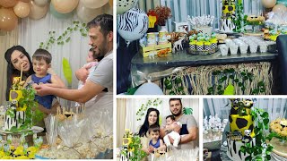 OĞLUMUN 2 YAŞ DOĞUM GÜNÜ KUTLAMASI |SAFARİ KONSEPT HAZIRLIKLARI | KONSEPT KIYAFETLERİNİ GİYDİREMEDİK