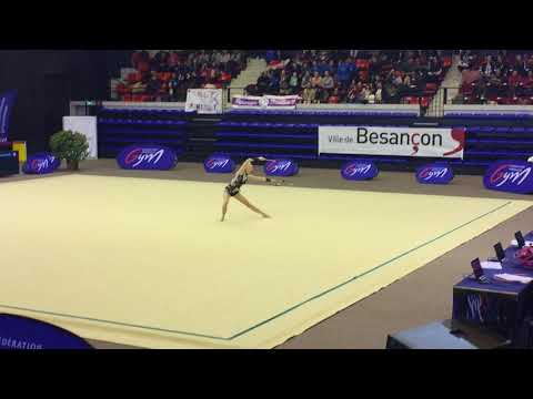 Mathilde Appere - Nat C 18 ans et + - France Besançon 2018