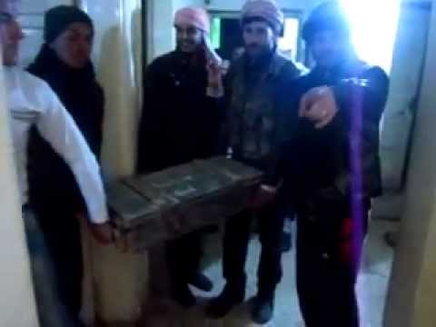 غنائم كتيبة عائشة أم المؤمنين بعد السيطرة على حاجز الكنطري في الرقة