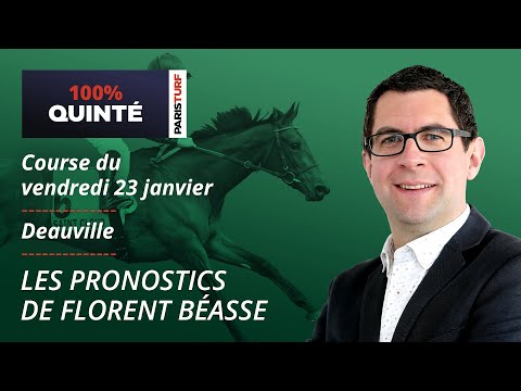 Pronostics Quinté PMU - 100% Quinté du Vendredi 23 janvier à Deauville