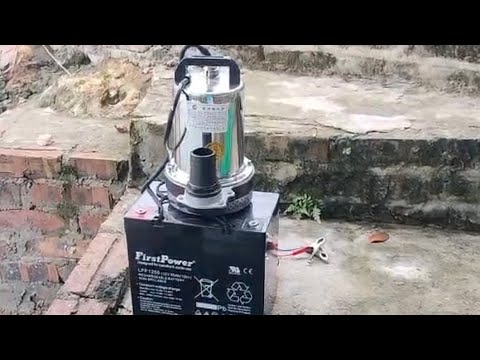 BATTERY-DRIVEN ELECTRIC WATER PUMP MODEL - 12V / 220W - PRICE 550K. AS STRONG AS 220V ELECTRIC PUMP