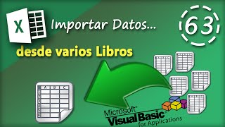 Importar Datos desde varios Libros de Excel | VBA Excel 2013 #63