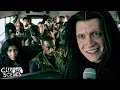 Calypso Leads The Drivers Into A Ruined School Twisted Metal Anthony Carrigan