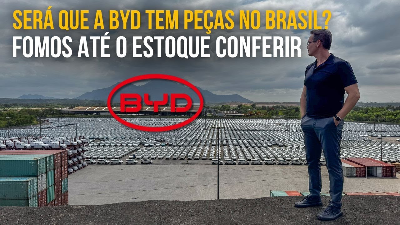 Será que a BYD tem peças no Brasil? Fomos até o estoque conferir.