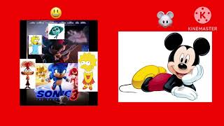 Hanging out with Mickey Mouse 🐭🖤❤️💛