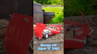 Kovový Model Bburago 1:18 - Jaguar "E" (1961)