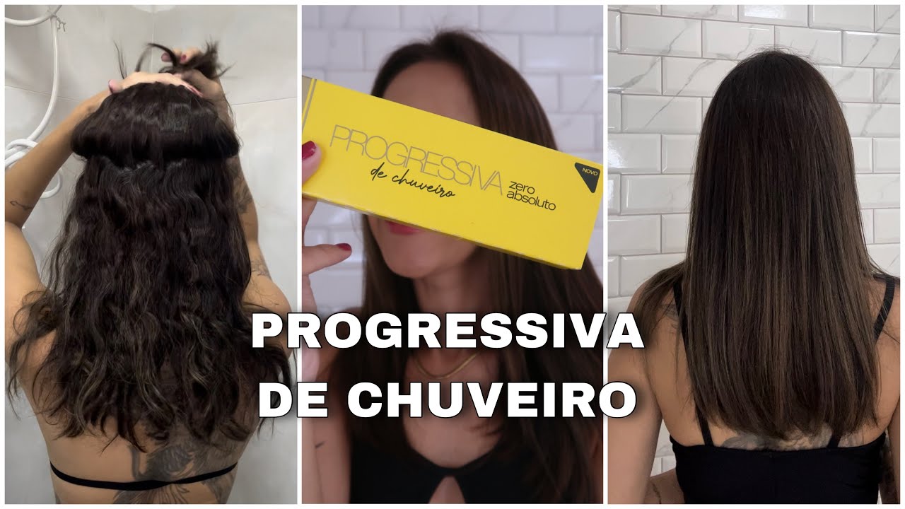 Assistir no YouTube: testei a PROGRESSIVA DE CHUVEIRO - ZERO ABSOLUTO da Probelle - Jessica Vasconcelos