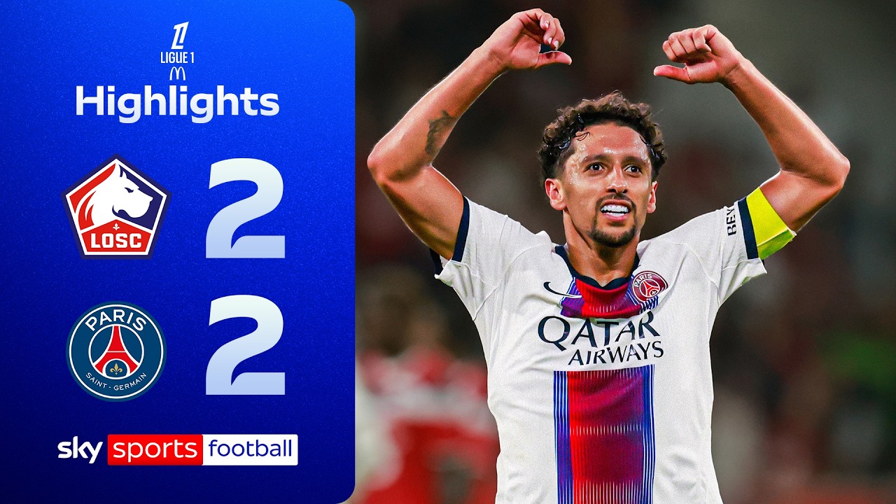Lille OSC 2 - 2 Paris Saint-Germain FC highlights